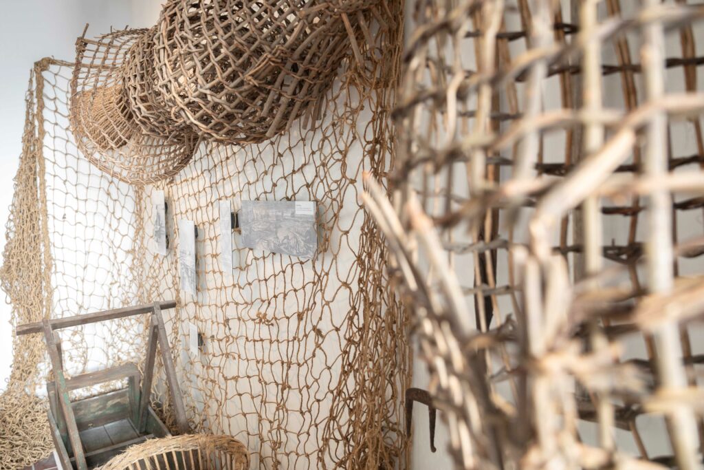Fischernetz und Kreier Raum 3 Dauerausstellung Czapla